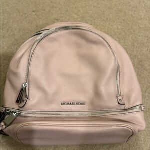 Michael Kors Blush Leather Backpack